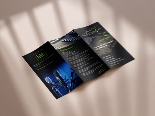 Portfolio 10 Broschüren Flyer Gestaltung 3-Fold-Flyer Studio4